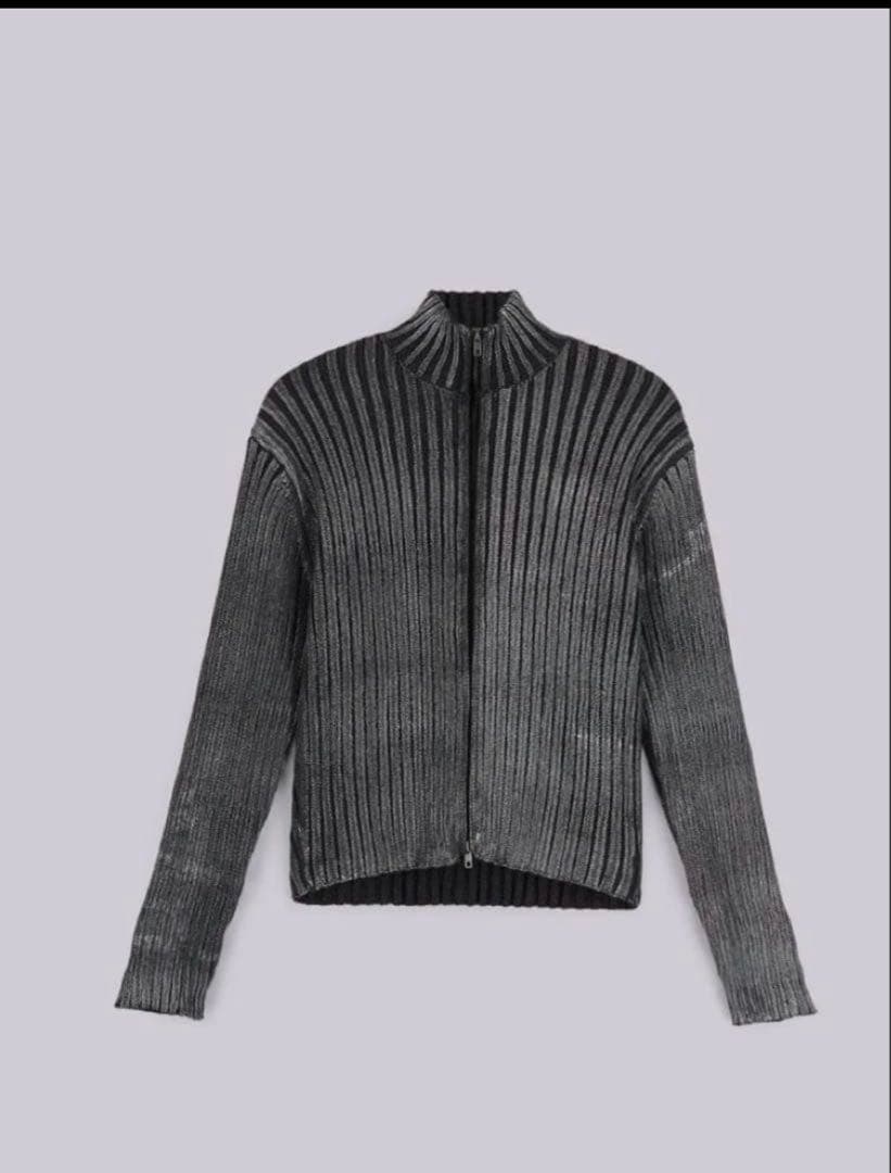 Jaded London 短丈ドライバーズニット Mサイズ グレー