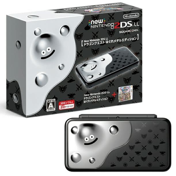 Ｎｅｗニンテンドー２ＤＳ　ＬＬ　ドラゴンクエスト　はぐれメタルエディション Amazon | Newニンテンドー2DS LL ドラゴンクエスト はぐれメタル