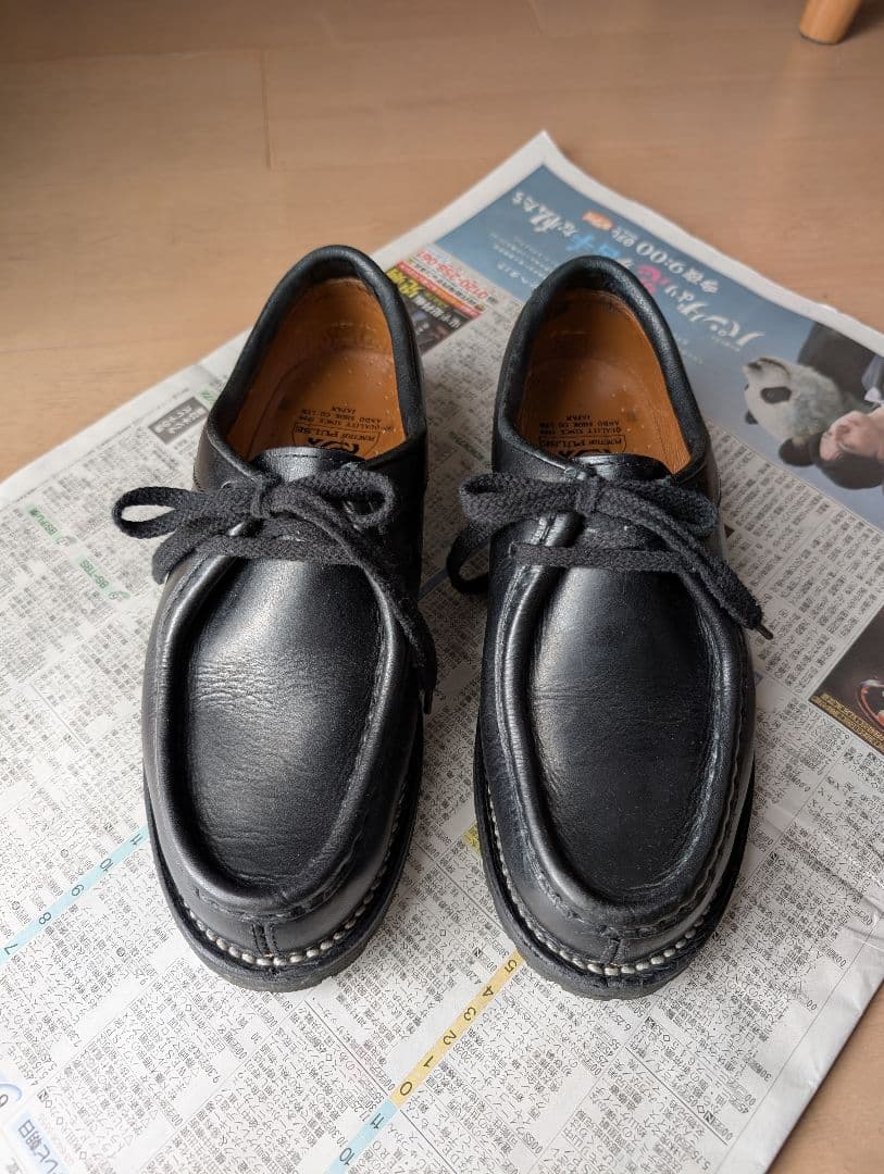 安藤製靴 OR-1 チロリアンシューズ ブラック 黒 - メルカリ