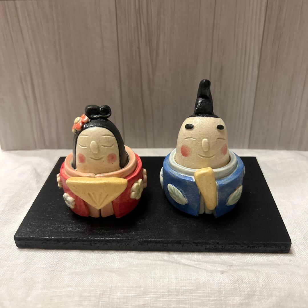 岡崎順子「ひな祭り・雛人形セット」☆未使用 - メルカリ
