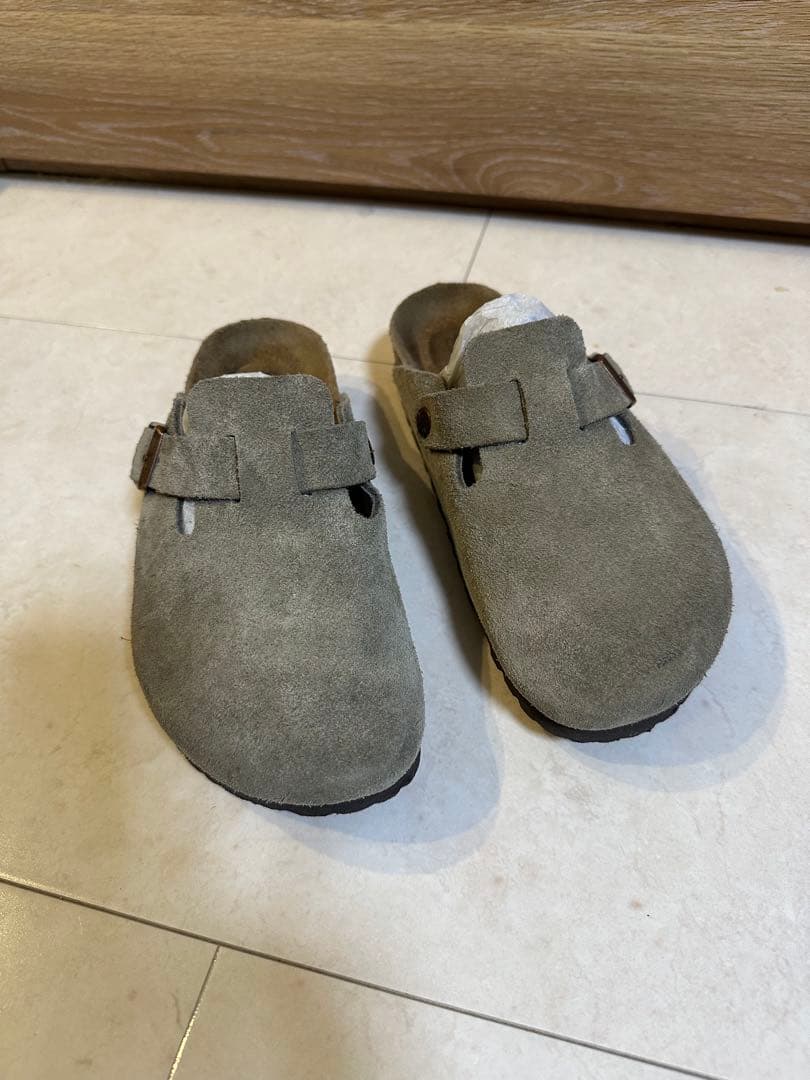 BIRKENSTOCK BOSTONトープ38 24.5cm 美品　 希少ナロー