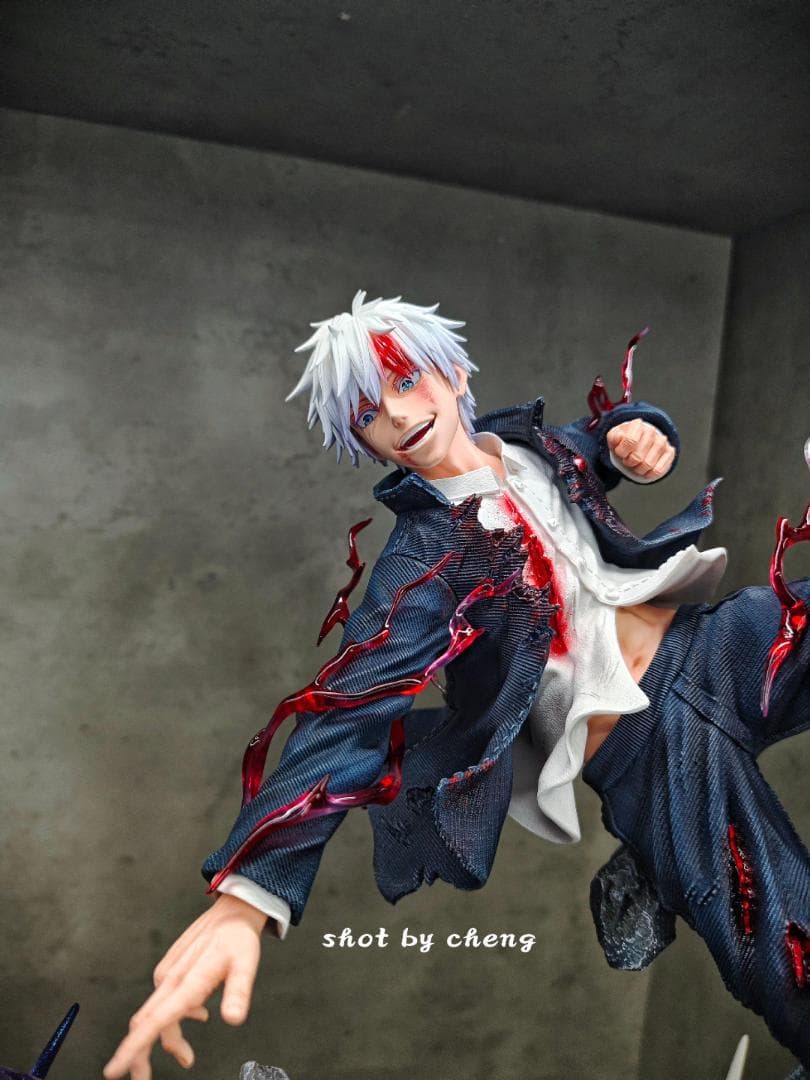 呪術廻戦 五条悟 伏黒甚爾 茈 ガレージキット フィギュア 1/6スケール