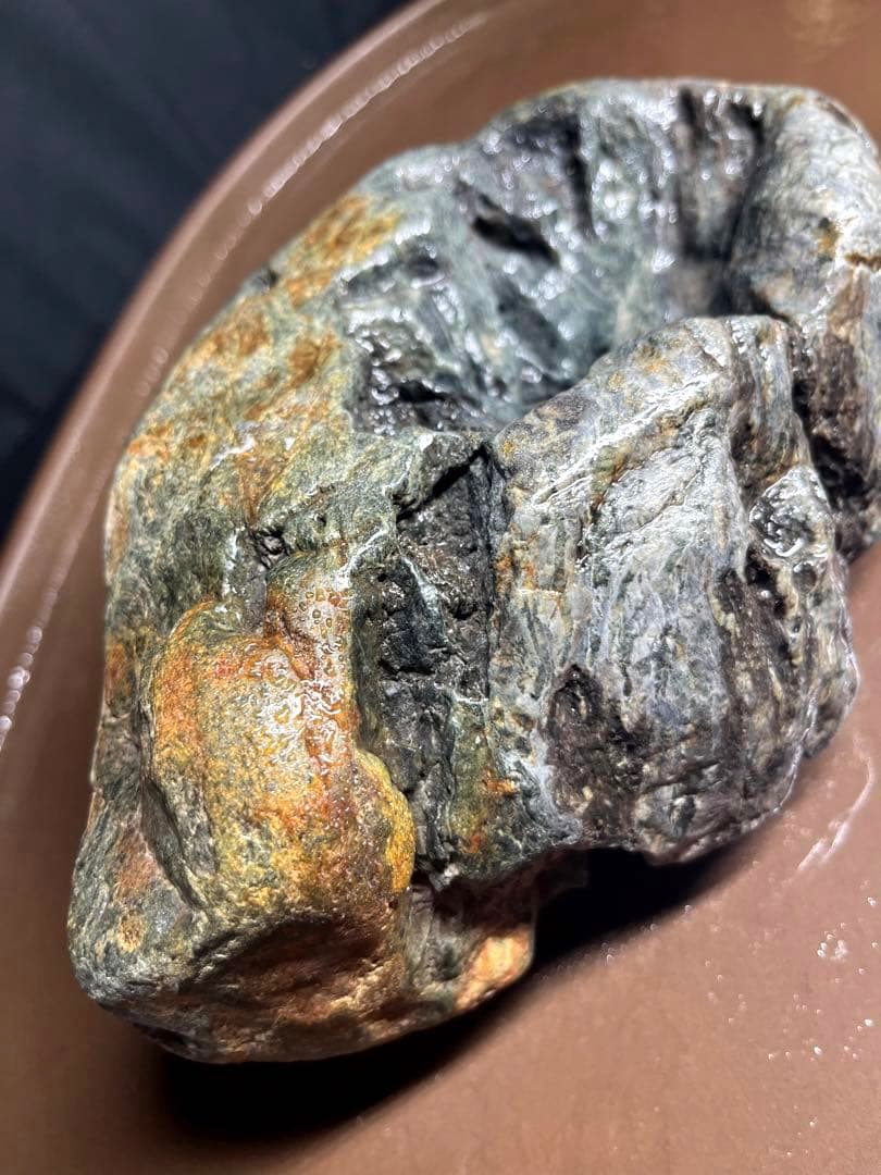 自然石 水石 アートピース 盆栽 朱泥 盆栽 水盤 花道 ミニチュア 4点まとめ