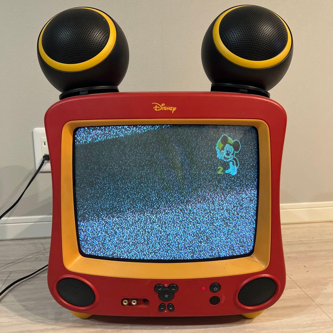 ミッキーテレビ◾️ディズニーインテリアンティークかわいいブラウン管