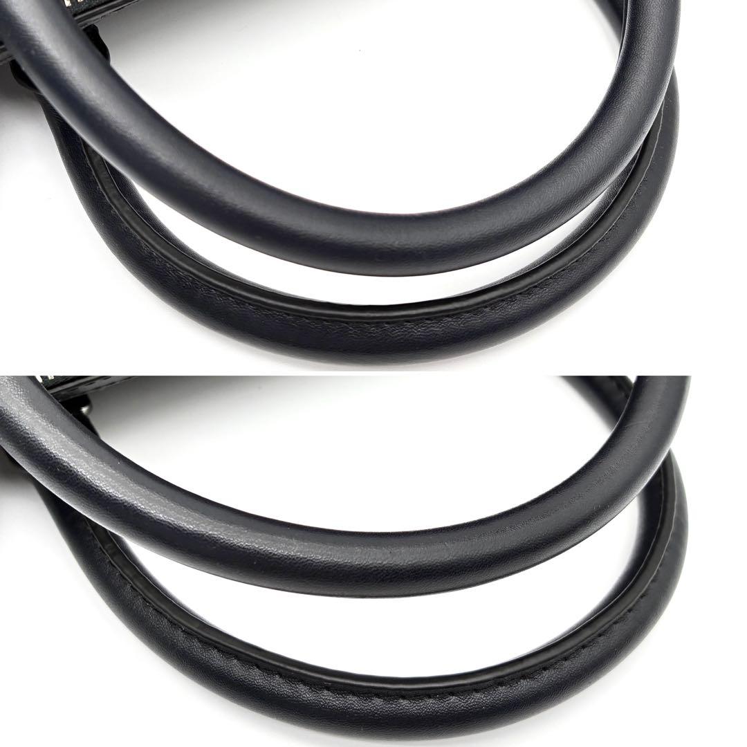 極美品 マイケルコース ビジネスバッグ 総柄 ロゴ A4 PC可 ボルドー 紺