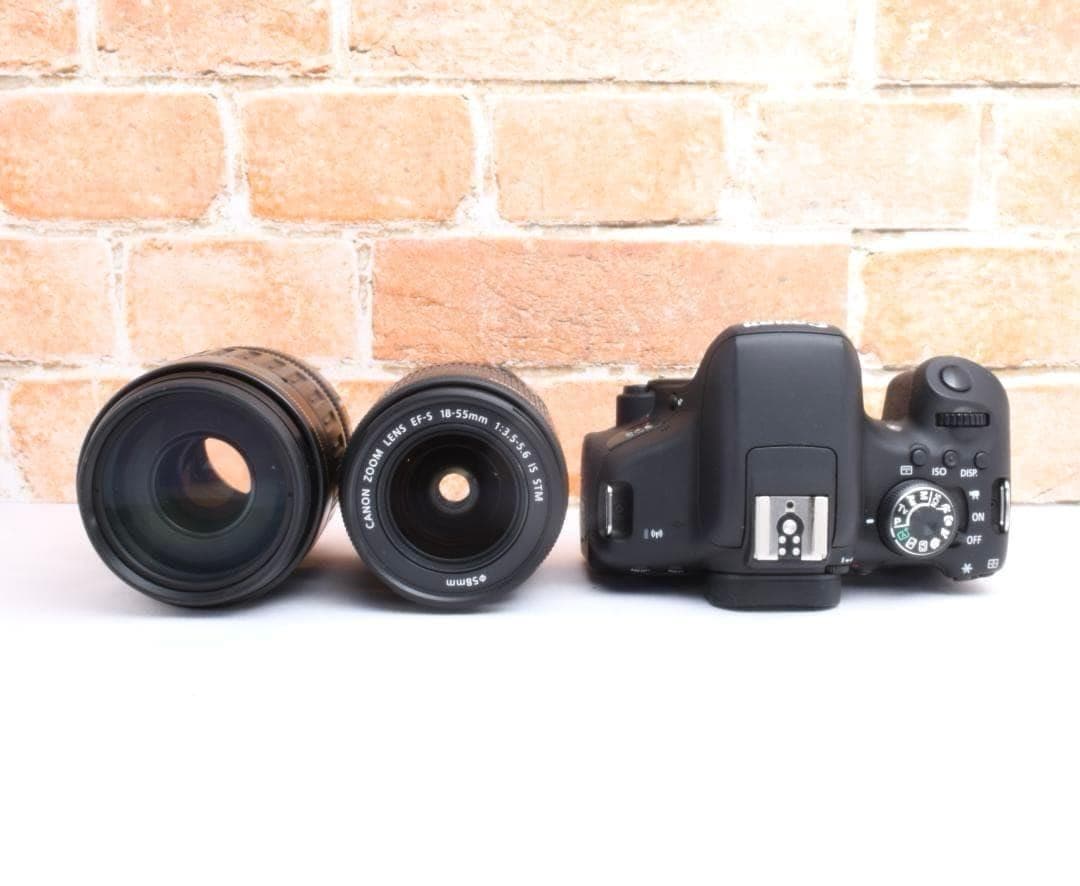 推し活におすすめ✨Canon Kiss X8i✨超望遠レンズ✨ダブルレンズ