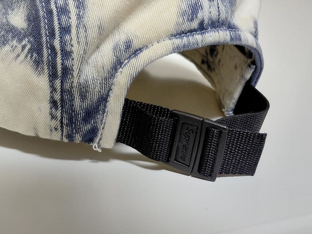 Supreme　Bleached　Chino　Camp　Cap　\"Navy\"