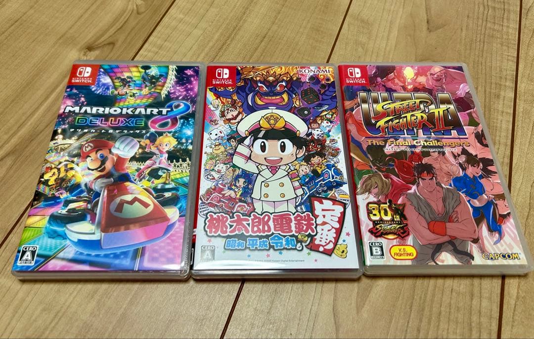 NintendoSwitchソフトまとめ売り マリオカート 桃太郎電鉄 スト2 新品・未開封【2本セット】桃太郎電鉄ワールド 地球は希望でまわってる