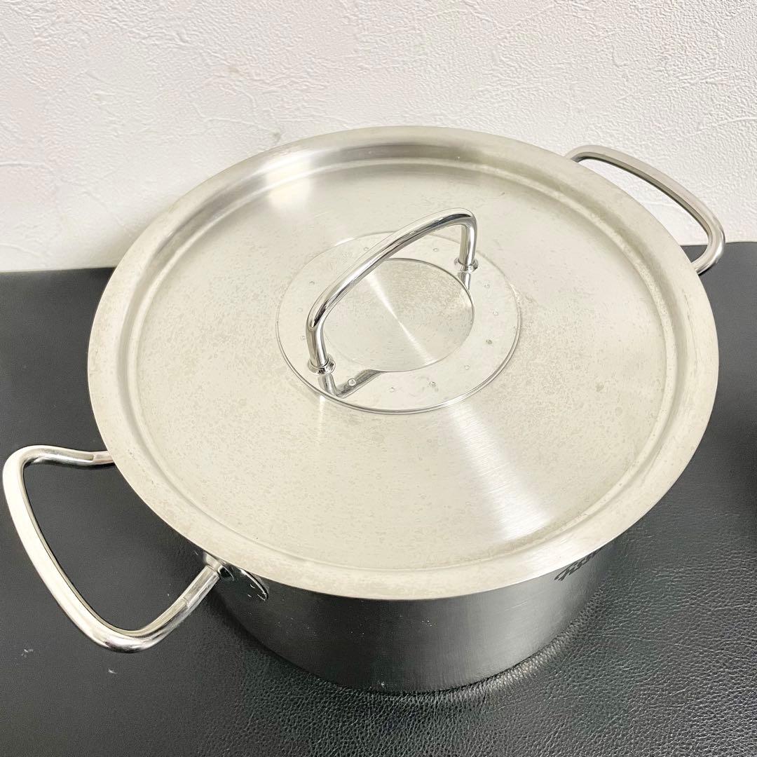 ①ドイツ製 Fissler フィスラープロコレクション両手鍋 5.5L 24cm