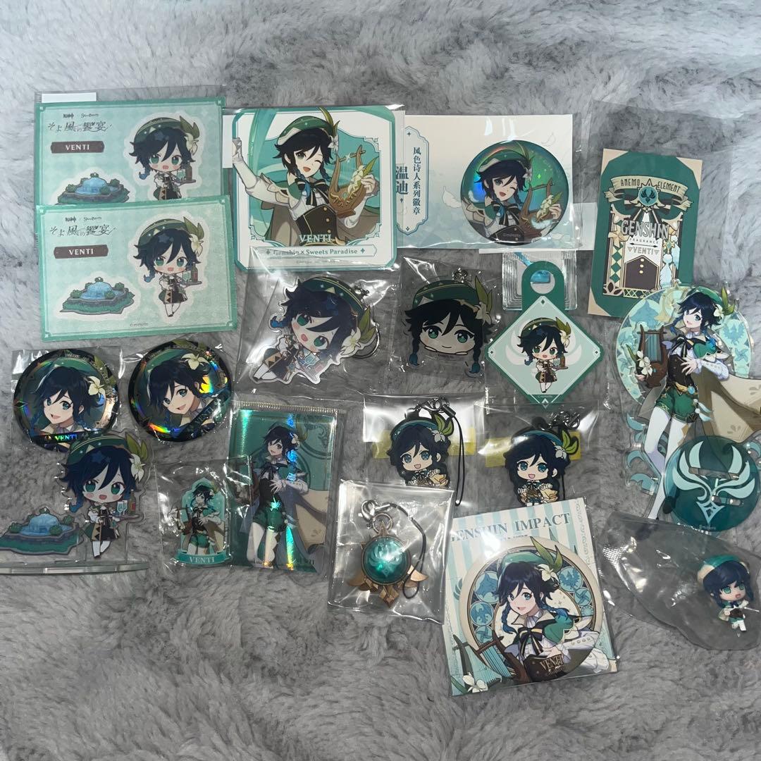 原神 ウェンティ まとめ売り 原神 「命定の日」 キャラ誕生日グッズセット ウェンティ[miHoYo