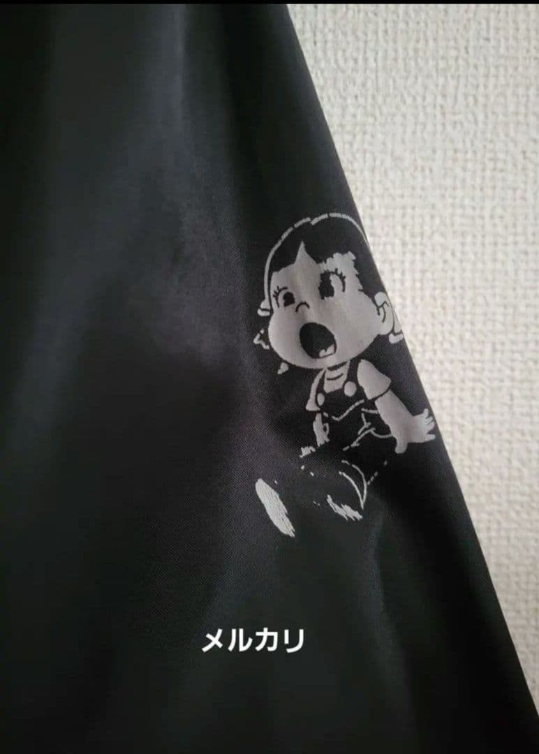 不二家 懸賞 ペコちゃん ウインドブレーカー L ブラック 非売品 新品