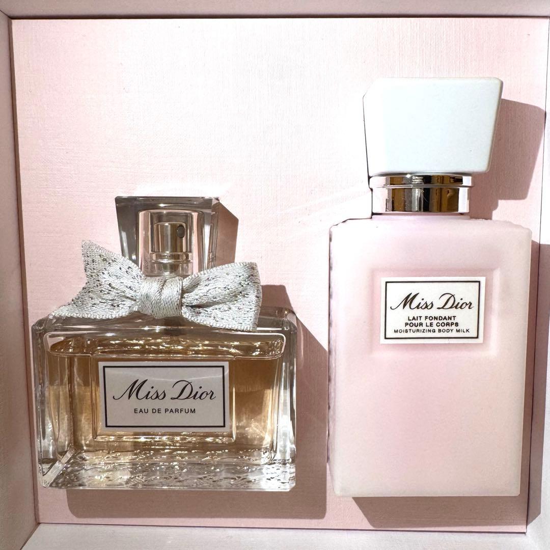 Dior Miss Dior オードゥパルファンコフレ 香水ボディミルクセット