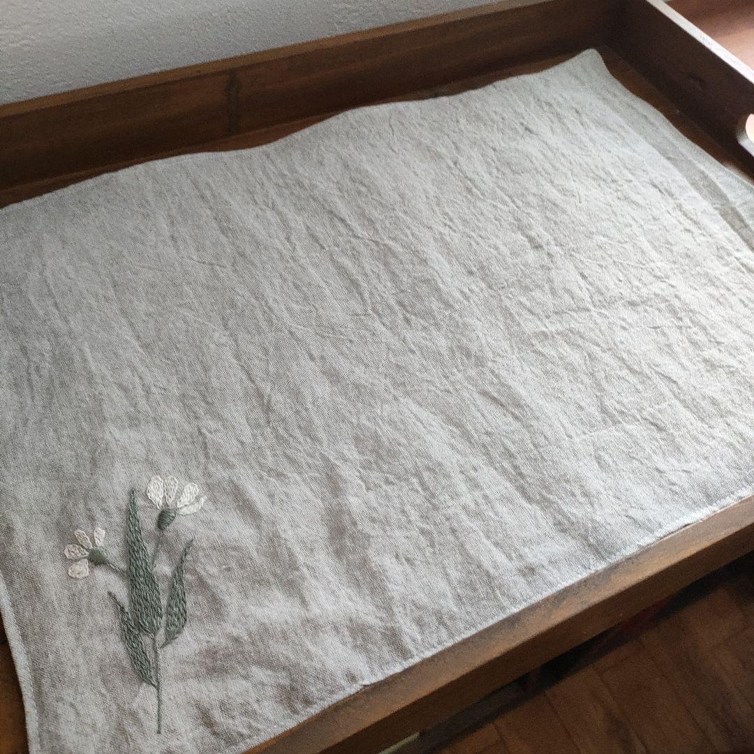 リネン刺繍 さおまま様オーダー専用ページ】マルチクロス ランチョン