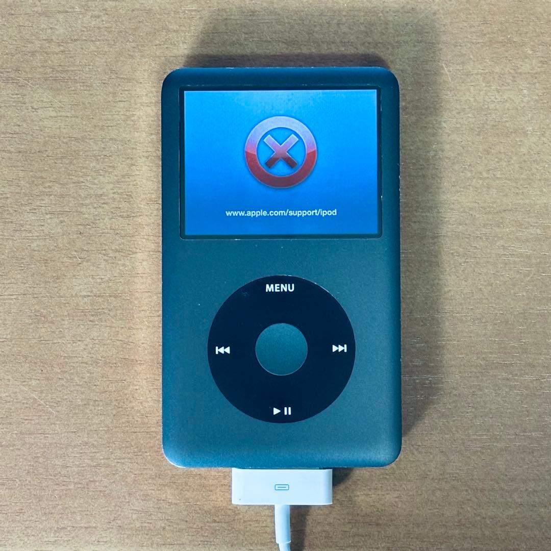 iPod classic 160GB Black 赤バツジャンク 箱、付属品付き - メルカリ