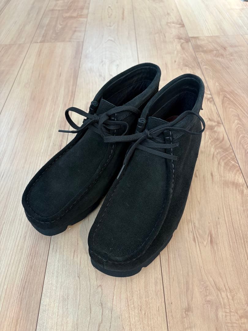 新品　clarks クラークス　ゴアテックス　WALLABEE BOOT GTX WallabeeBT GTX / メンズ ワラビーブーツゴアテックス （ブラック