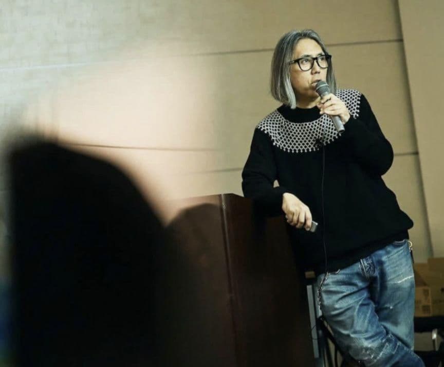 藤原ヒロシ着用】uniform experiment ニット - メルカリ