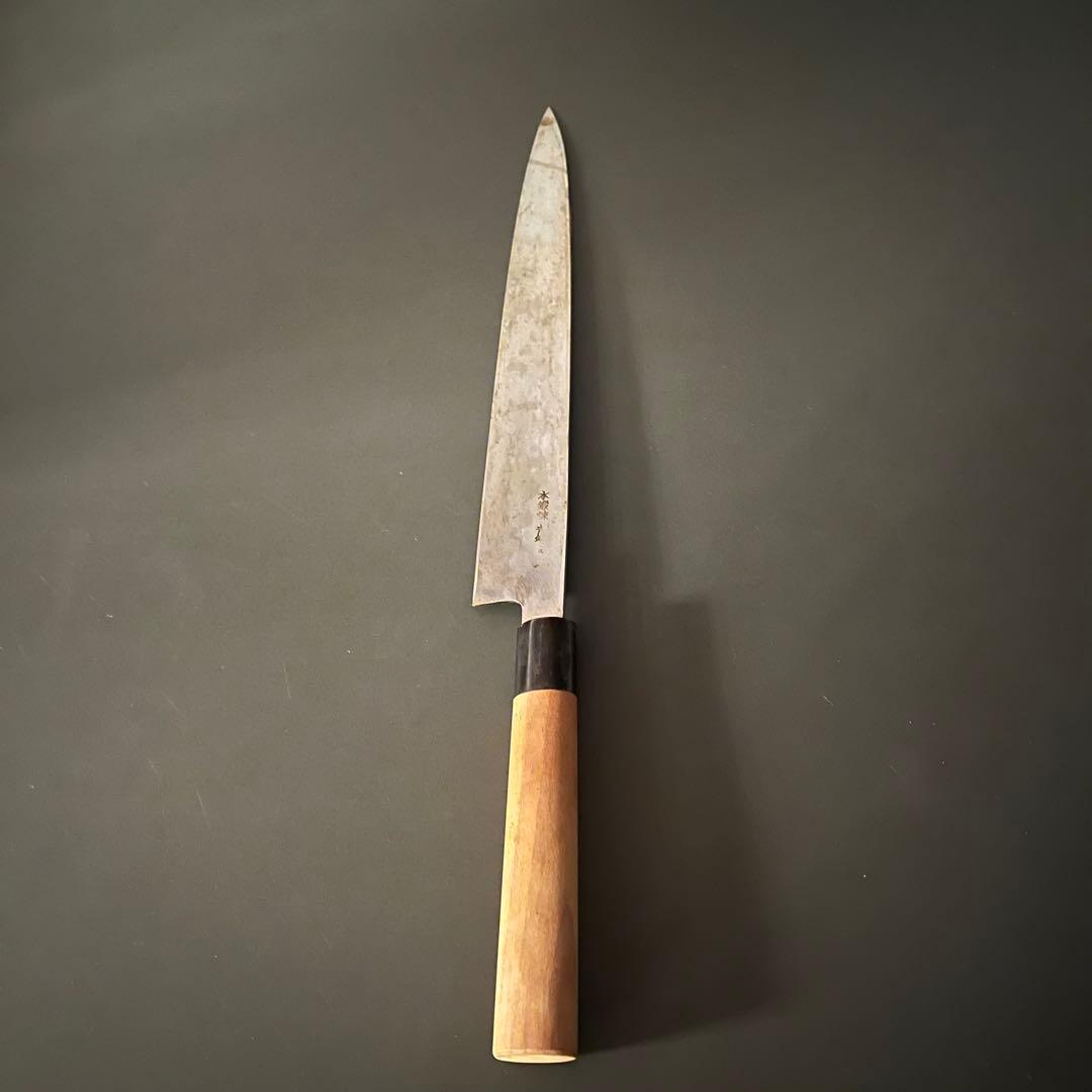 柳刃包丁 刺身包丁 300mm 正夫 青銅 月界作 - メルカリ