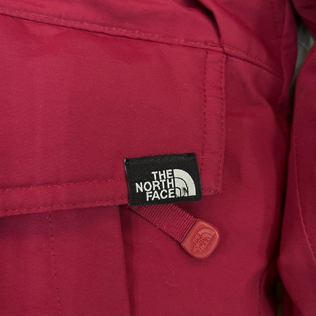 《美品》ザノースフェイス ダウンジャケット ドライベント XS メンズ エンジ色