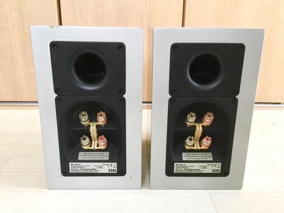 ELAC BS 203.2 2WAY ブックシェルフ型 スピーカー ジャンク - メルカリ