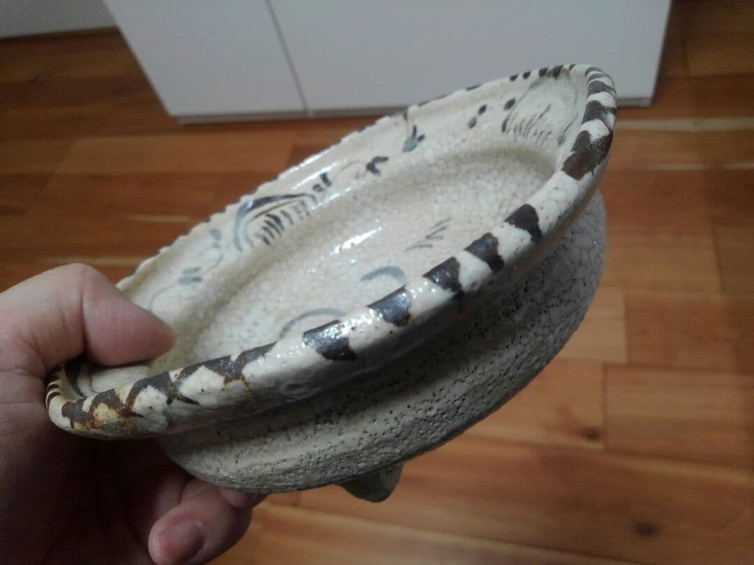 ♥美濃焼 志野 鉢 桐箱付き 志野織部 骨董品 - メルカリ