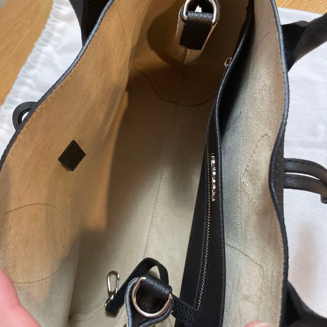 週末限定価格】ロンシャン ロゾ ブラック レザー ショルダーストラップ