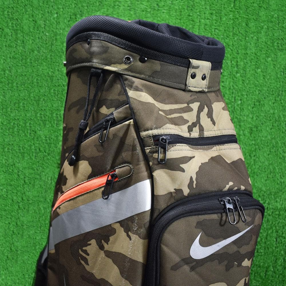 NIKE/ナイキ ゴルフ 軽量キャディバッグ9型【カモ】中古！ - メルカリ