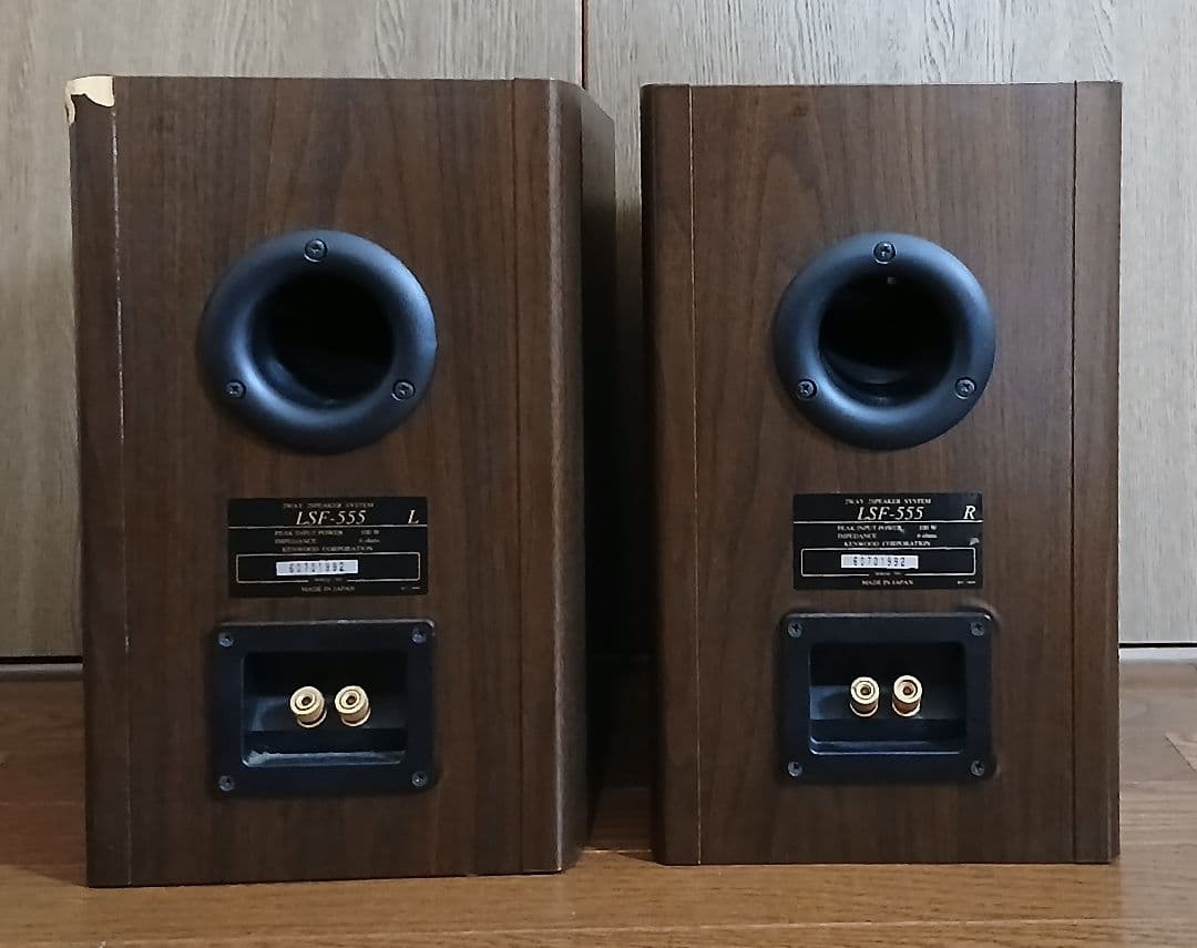 名機 KENWOOD LSF-555 スピーカーセット ケンウッド 同シリアル - メルカリ