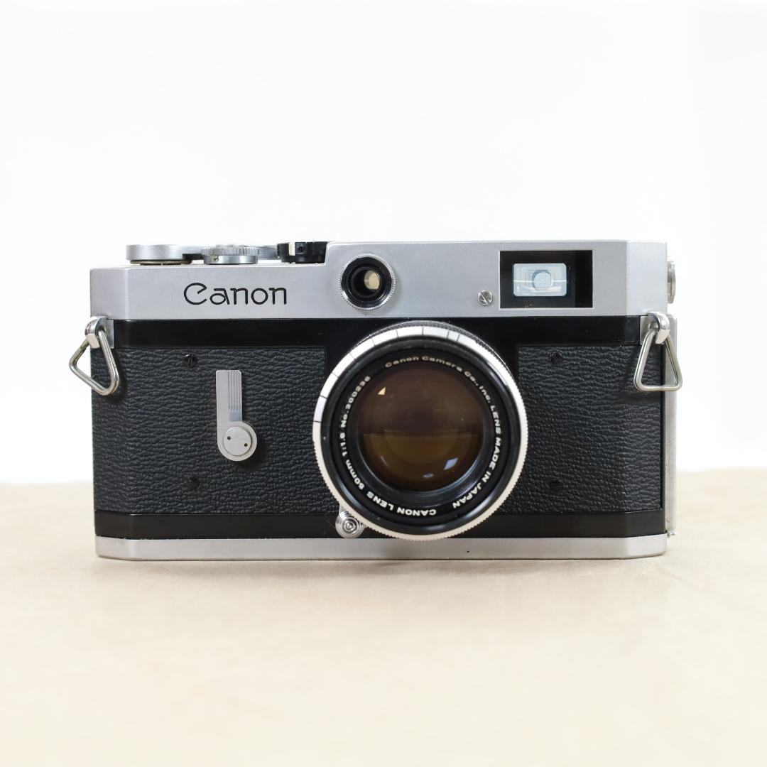 Canon P型 + 50mm F1.8 専用ケース レンズフィルター・フード付