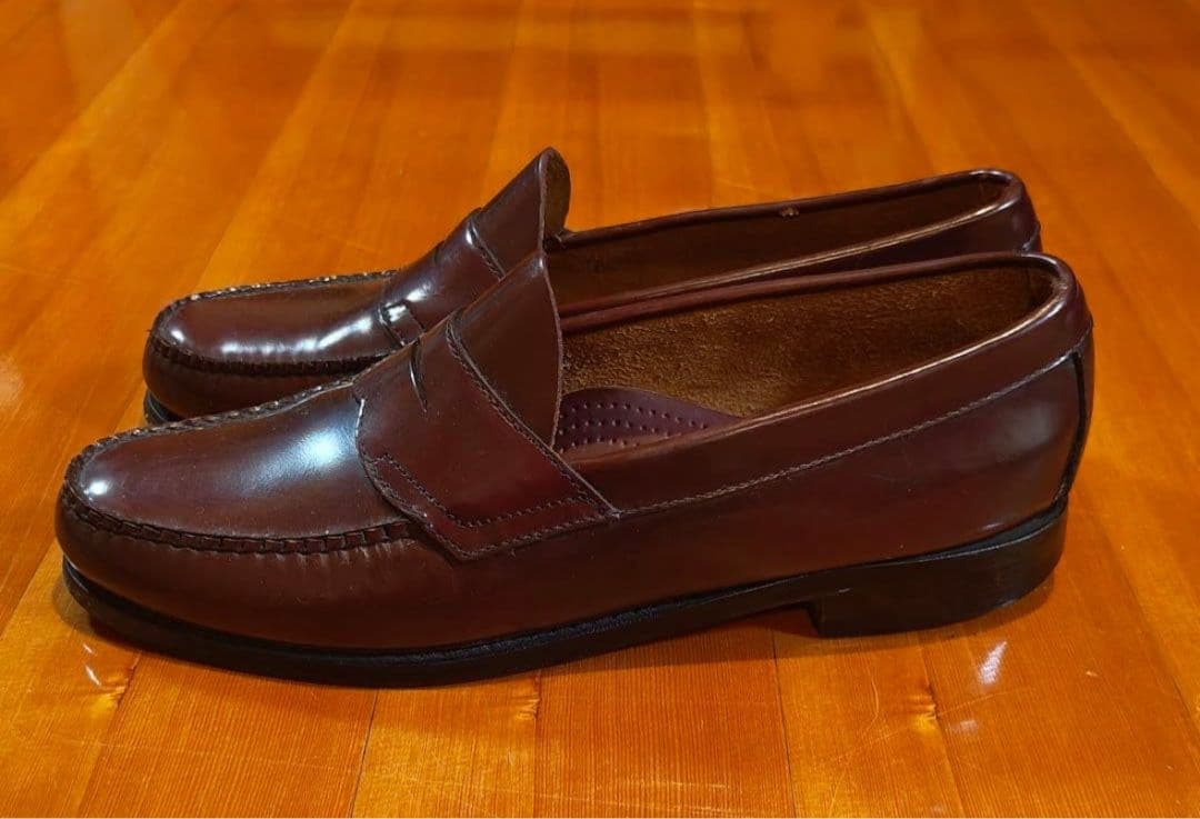 G.H.BASS WEEJUNS　ダークブラウン レザー ローファー