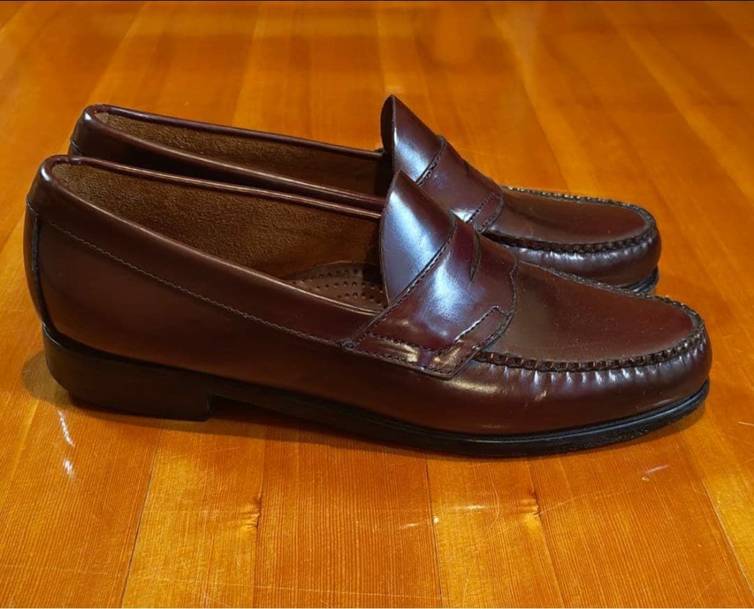 G.H.BASS WEEJUNS　ダークブラウン レザー ローファー