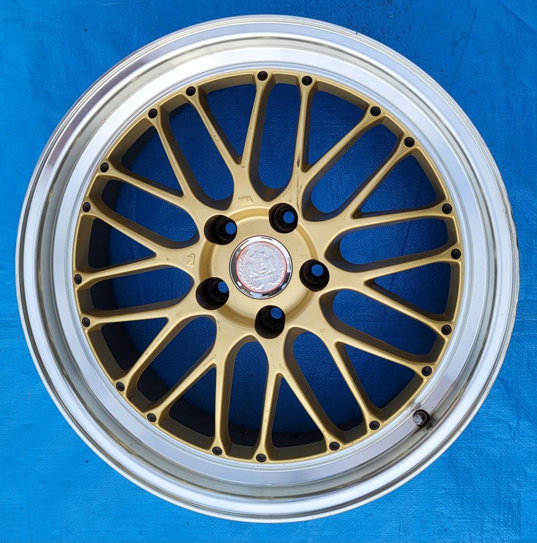 レアマイスター ブルネッロ ゴールド メッシュ 19インチ 5穴 114.3