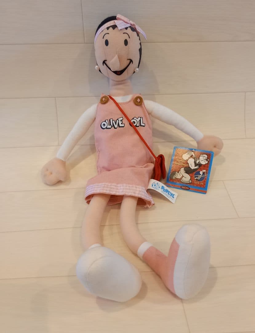 レトロ ポパイ オリーブ ぬいぐるみ 新品 タグ付き 2000年 セット売り