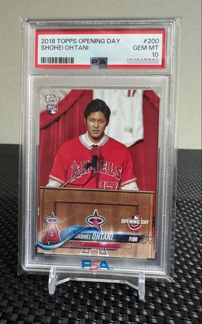 PSA10 最高評価】大谷翔平 2018 Topps RC スタンド おまけ付 - メルカリ