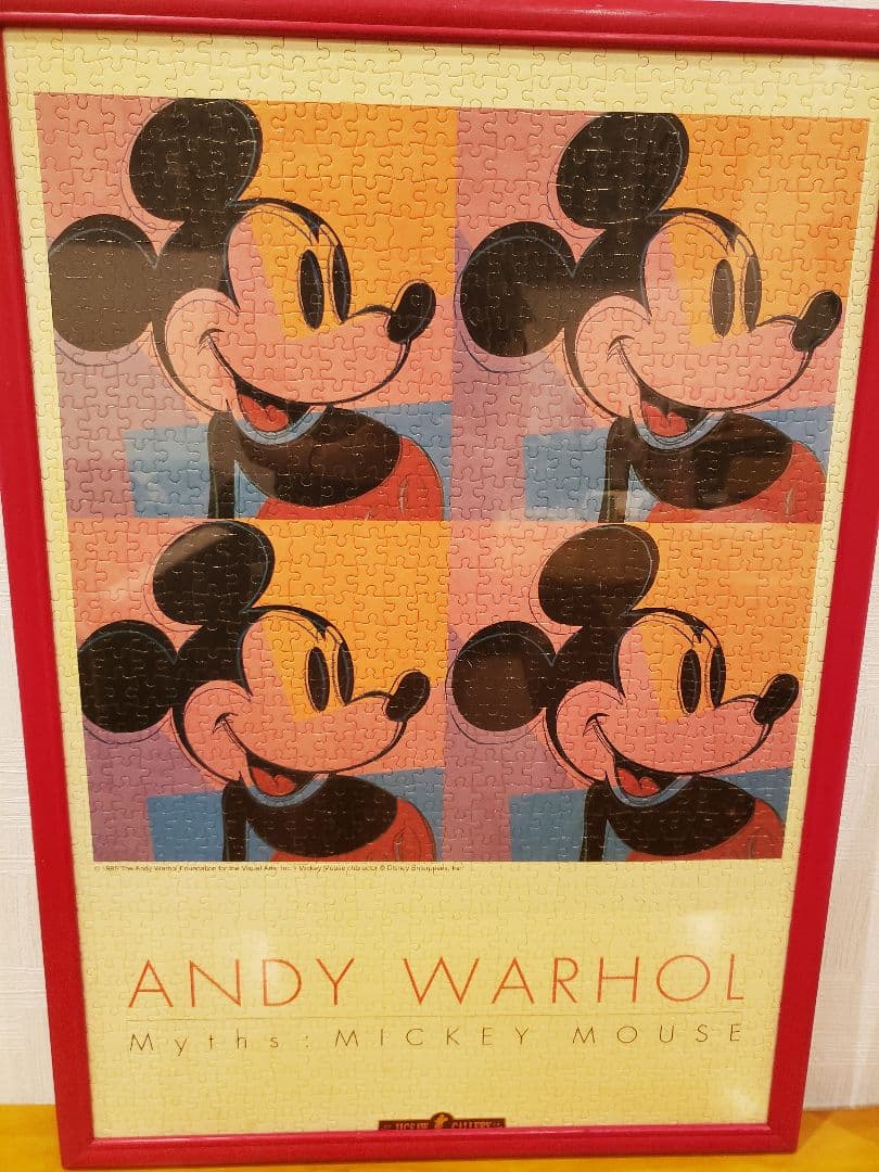 ディズニー パズル ミッキーマウス ジグソーパズル 完成品 セット レア