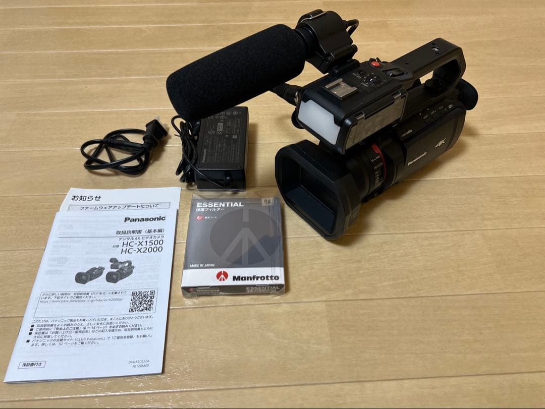 Panasonic 4K ビデオカメラ HC-X1500/通電:23h - メルカリ