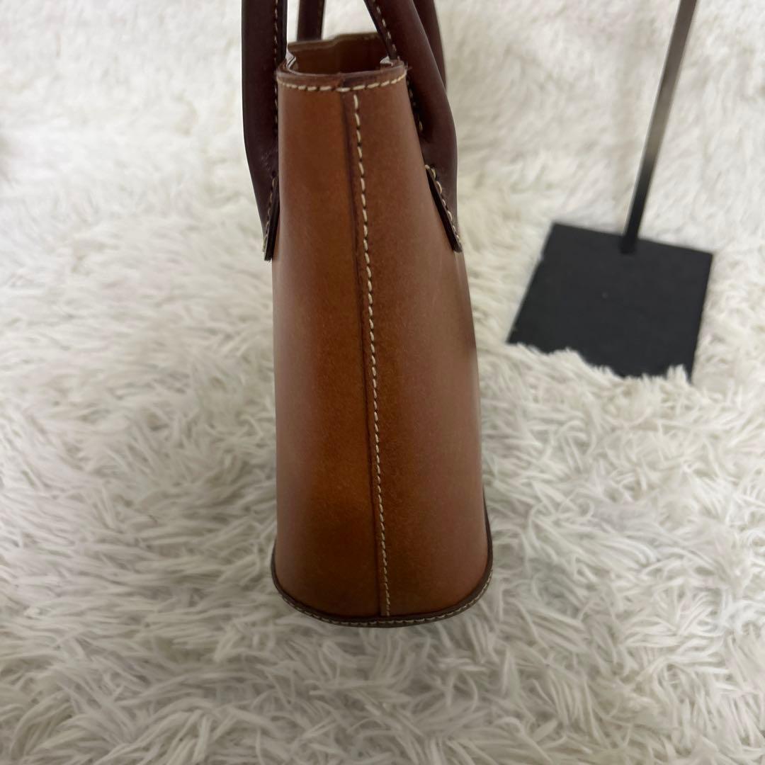 極美品】ゲンテン ハンドバッグ レザー 犬 自立 バケツ型 アニマル