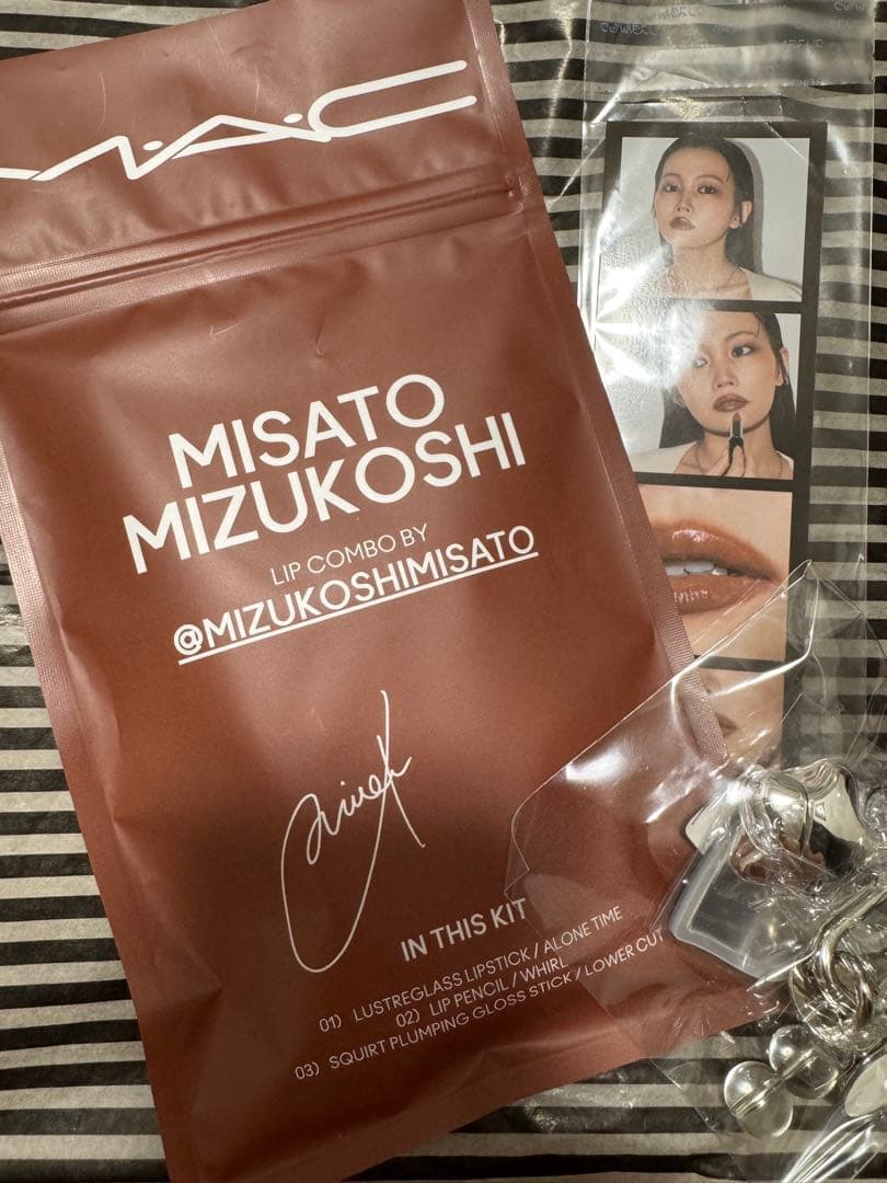 M·A·C × 水越みさと LIP COMBO ブラウン　新品 🤎LIP COMBO BROWN🤎 水越みさとさん×M.A.Cコラボのリップキット