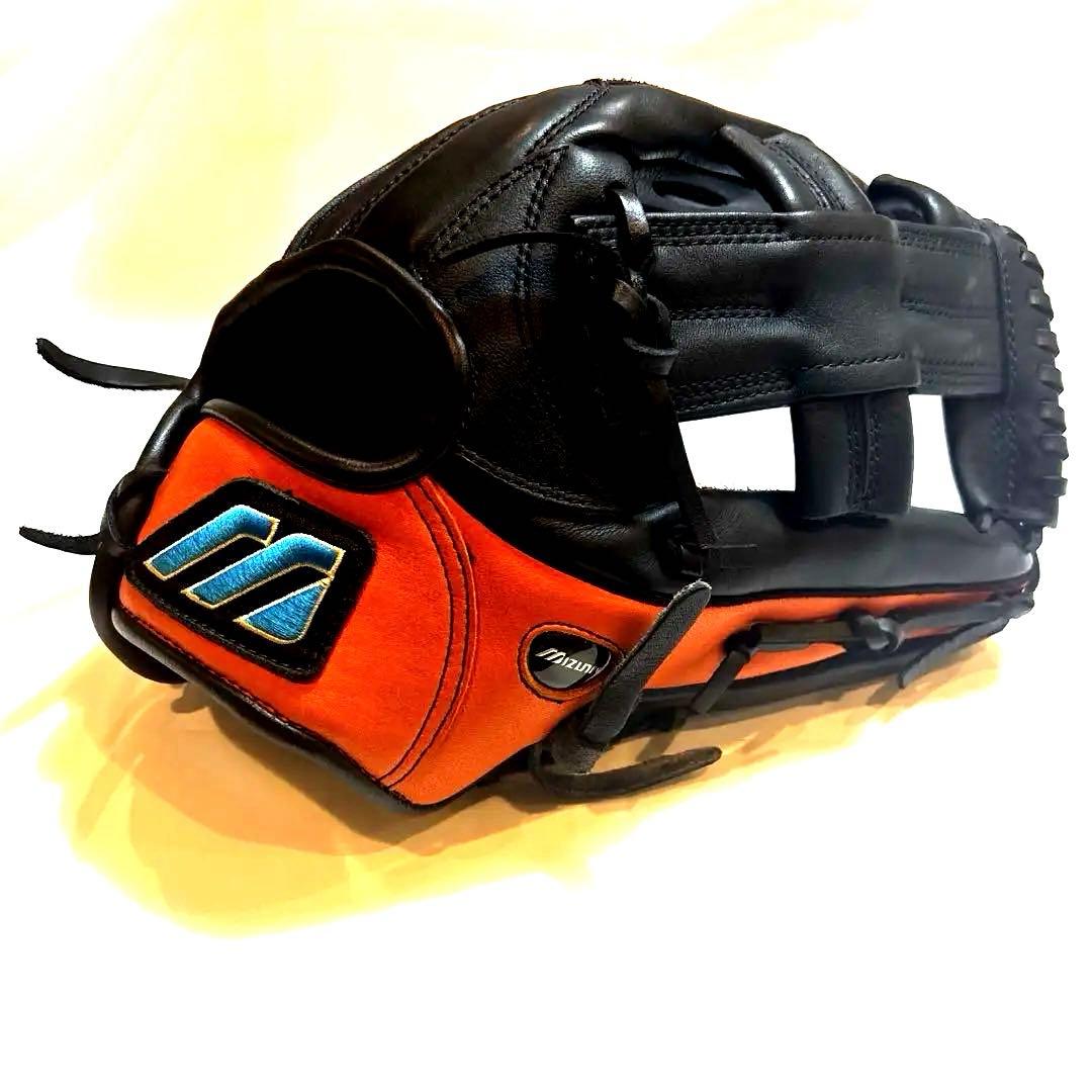 三足の蛙　USAモデル　ミズノ 軟式グローブ　ビューリーグ ビッグM 青 超希少・極美品】ミズノ ビューリーグ 軟式グローブ 青 Swifter Evo