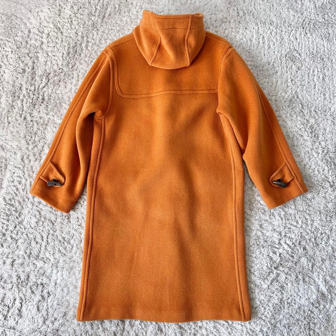 英国製】ムーアブルック ヘリンボーン ダッフルコート オレンジ TULB M