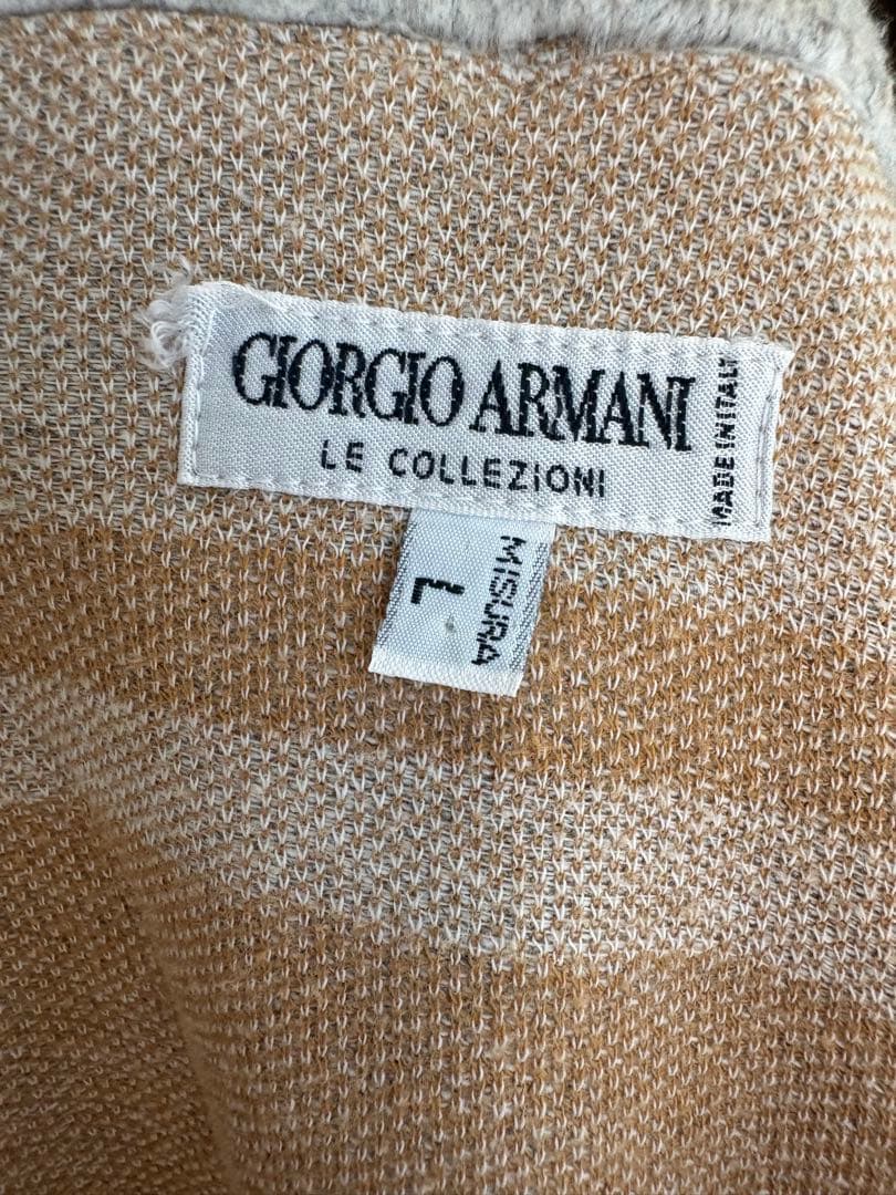90s Giorgio Armani ジップアップポロシャツ