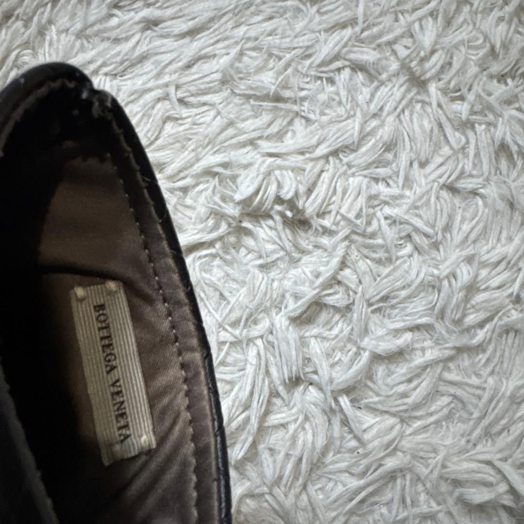 ボッテガヴェネタ ダークブラウン メガネケース レザー イントレ