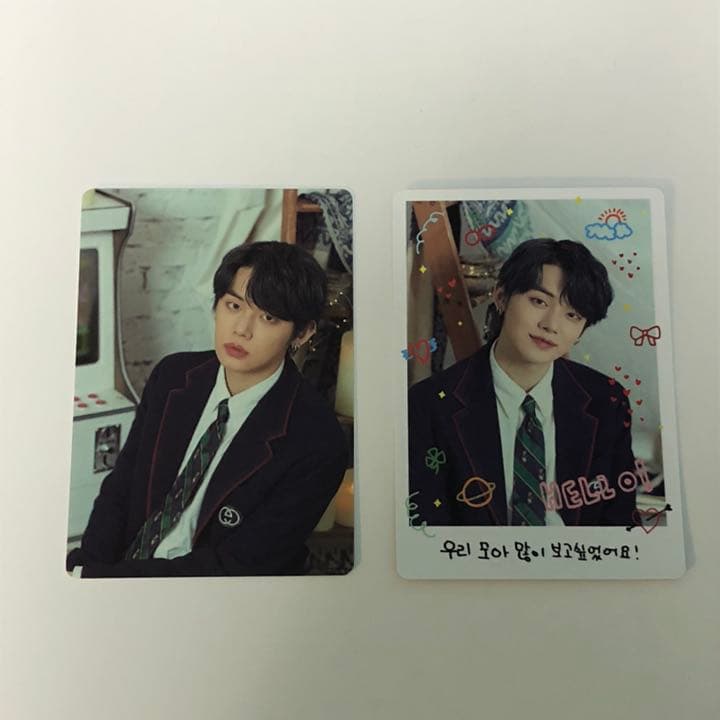 TXT ヨンジュン fanlive ミニフォト トレカ コンプ comprete