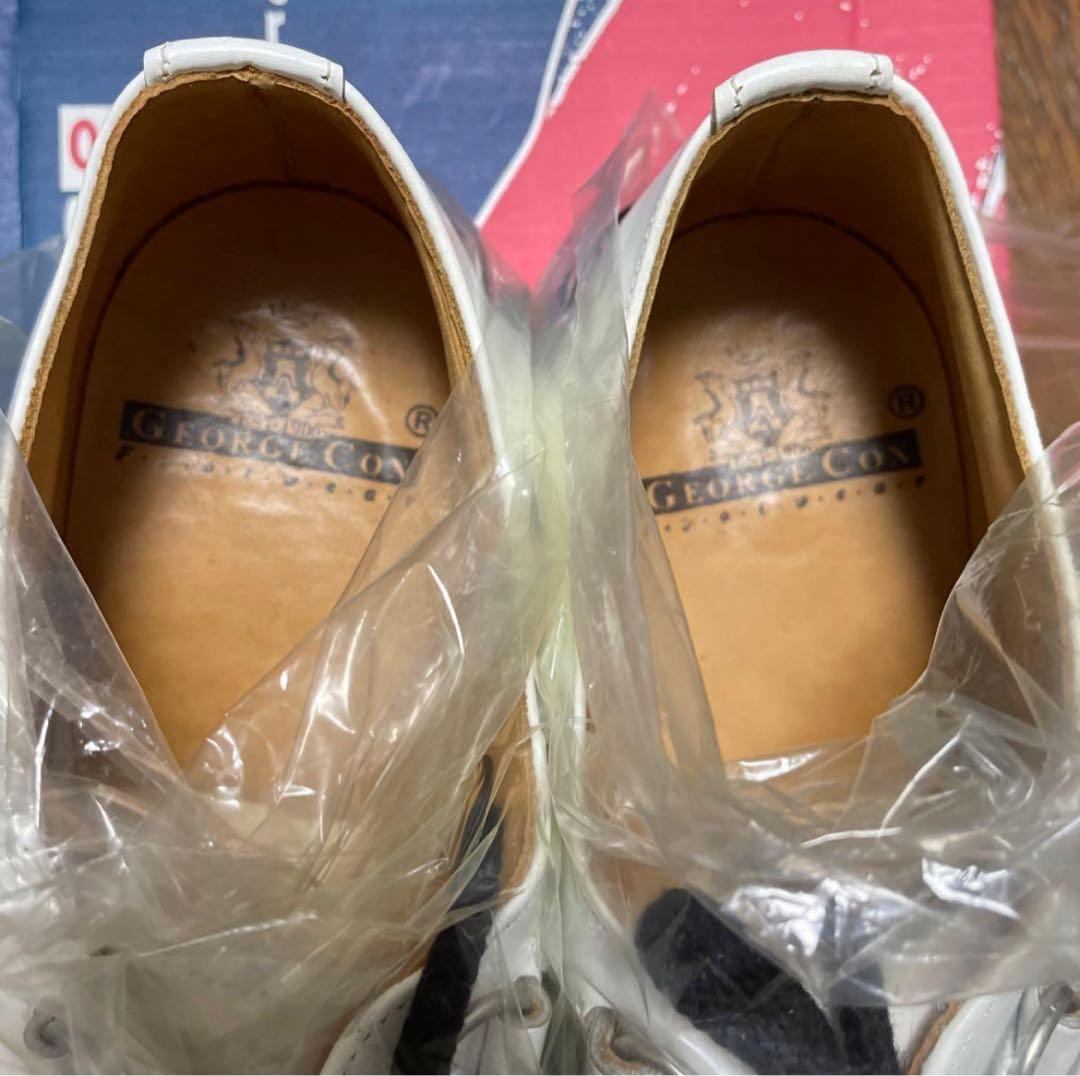 ジョージコックス ラバーソウル ギブソン ホワイト 26.5~27cm - メルカリ