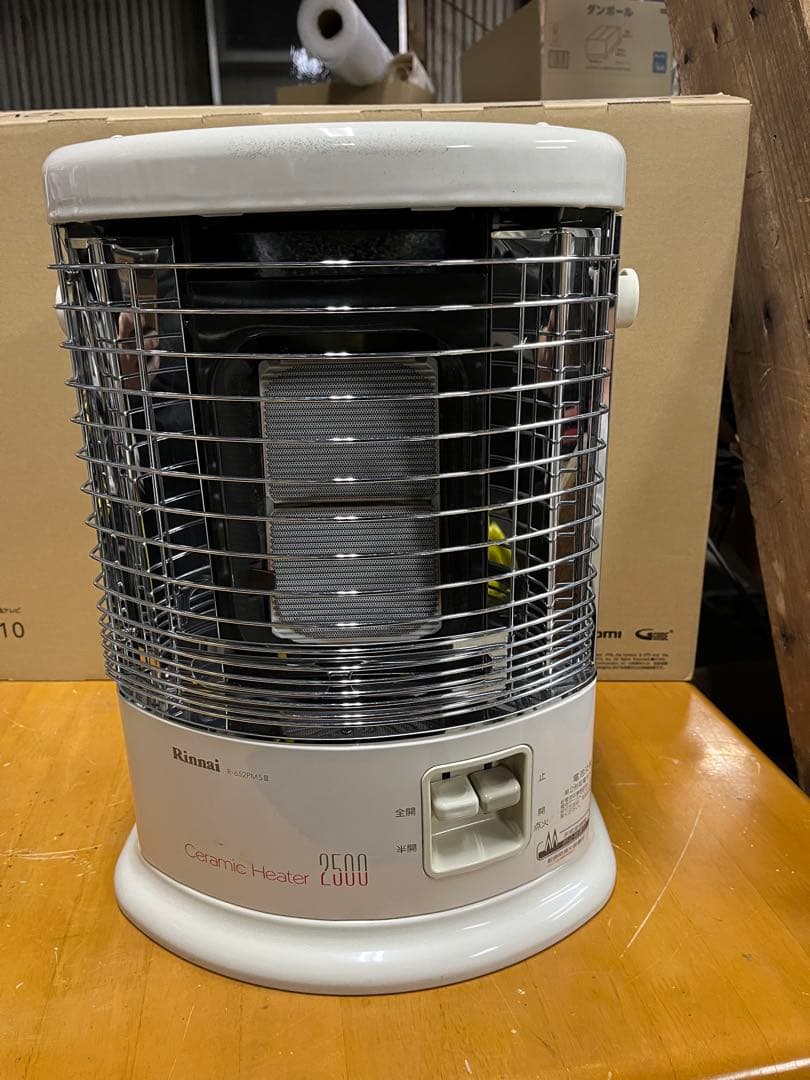 リンナイ ガスファンヒーター R-652PMSⅢ-402 都市ガス用 - メルカリ