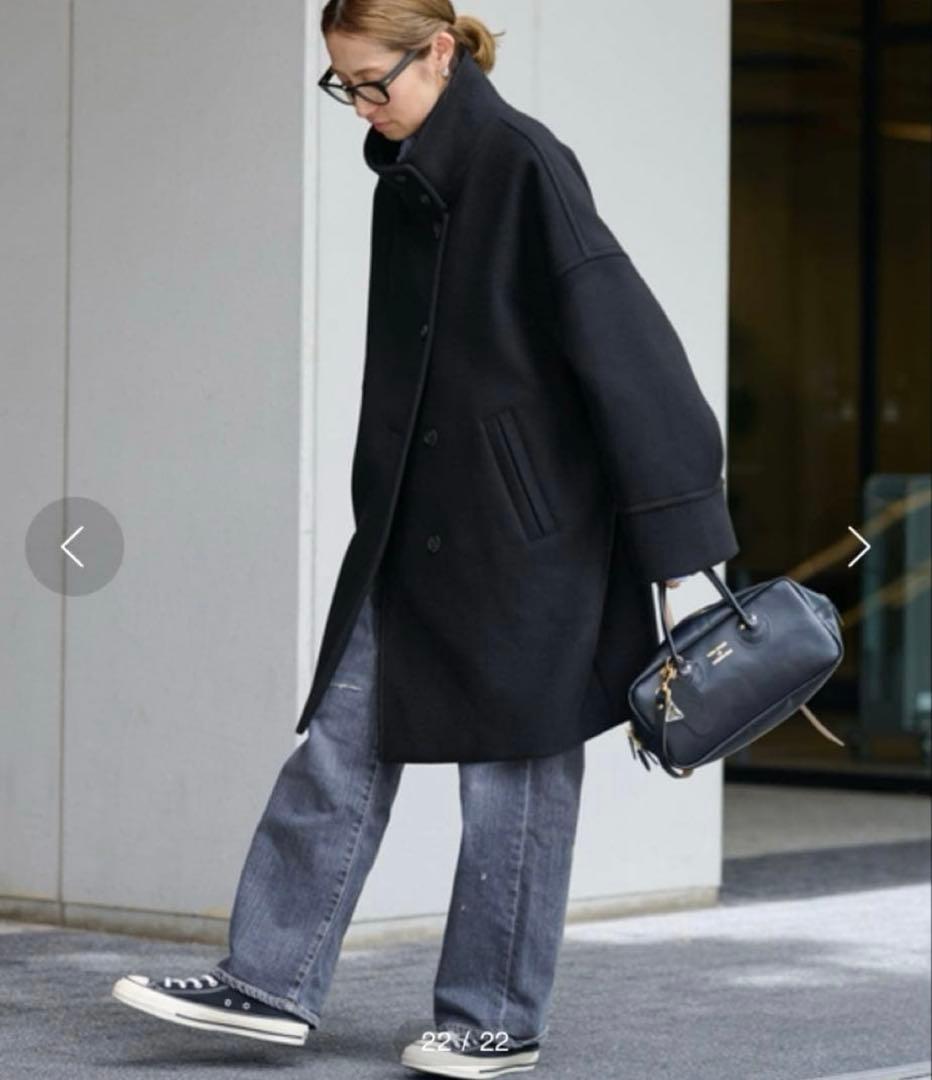 メルトンスタンドポンチョコート38 FRAMeWORK - メルカリ