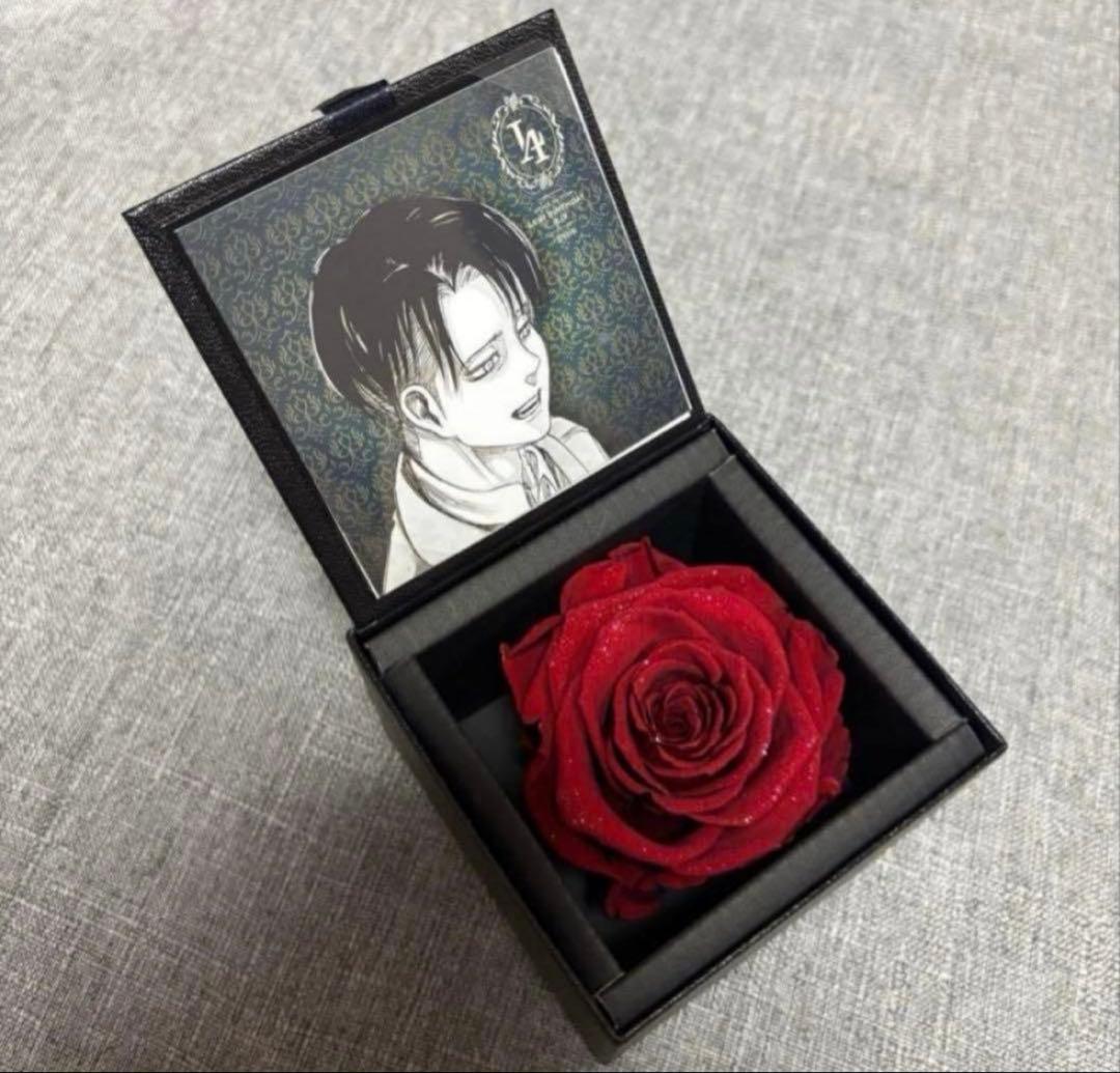 進撃の巨人 リヴァイ アニーク バースデー プリザーブドフラワー