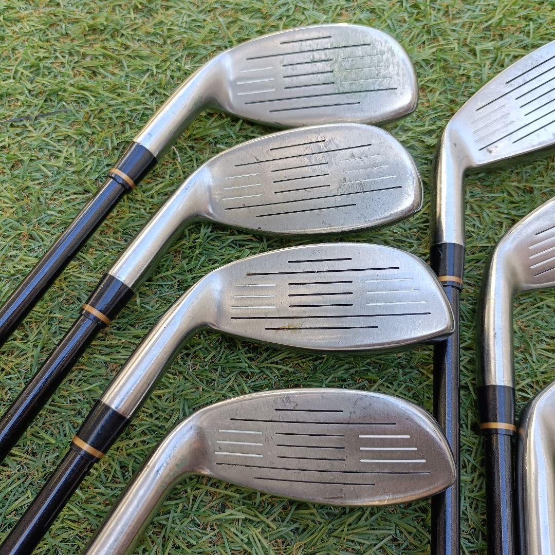 ぶっ飛び系】スポルディング ハイボールパワーアイアン 7本