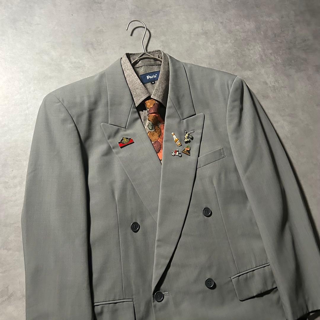 NA）ヴィンテージ ダブル セットアップ ピンバッジ パレード 入学式