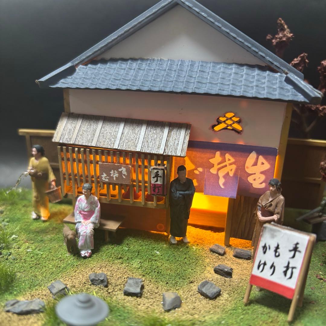 ウミさん専用マイクロエース 風物詩 そば屋 完成品 ジオラマ - メルカリ