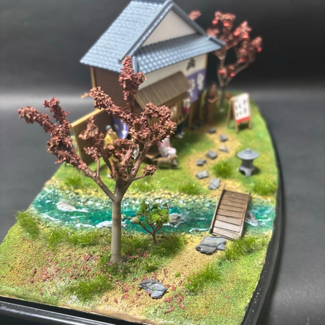 ウミさん専用マイクロエース 風物詩 そば屋 完成品 ジオラマ - メルカリ